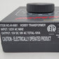 Bachmann 44-6681 N HO G Scale Spectrum Magnum Hobby Transformer EX