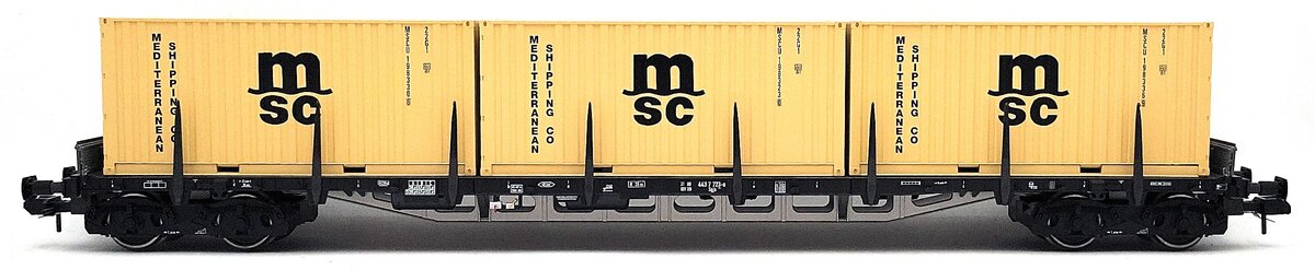 Marklin 1 Gauge Flat Car w/ 3 Container Load LN