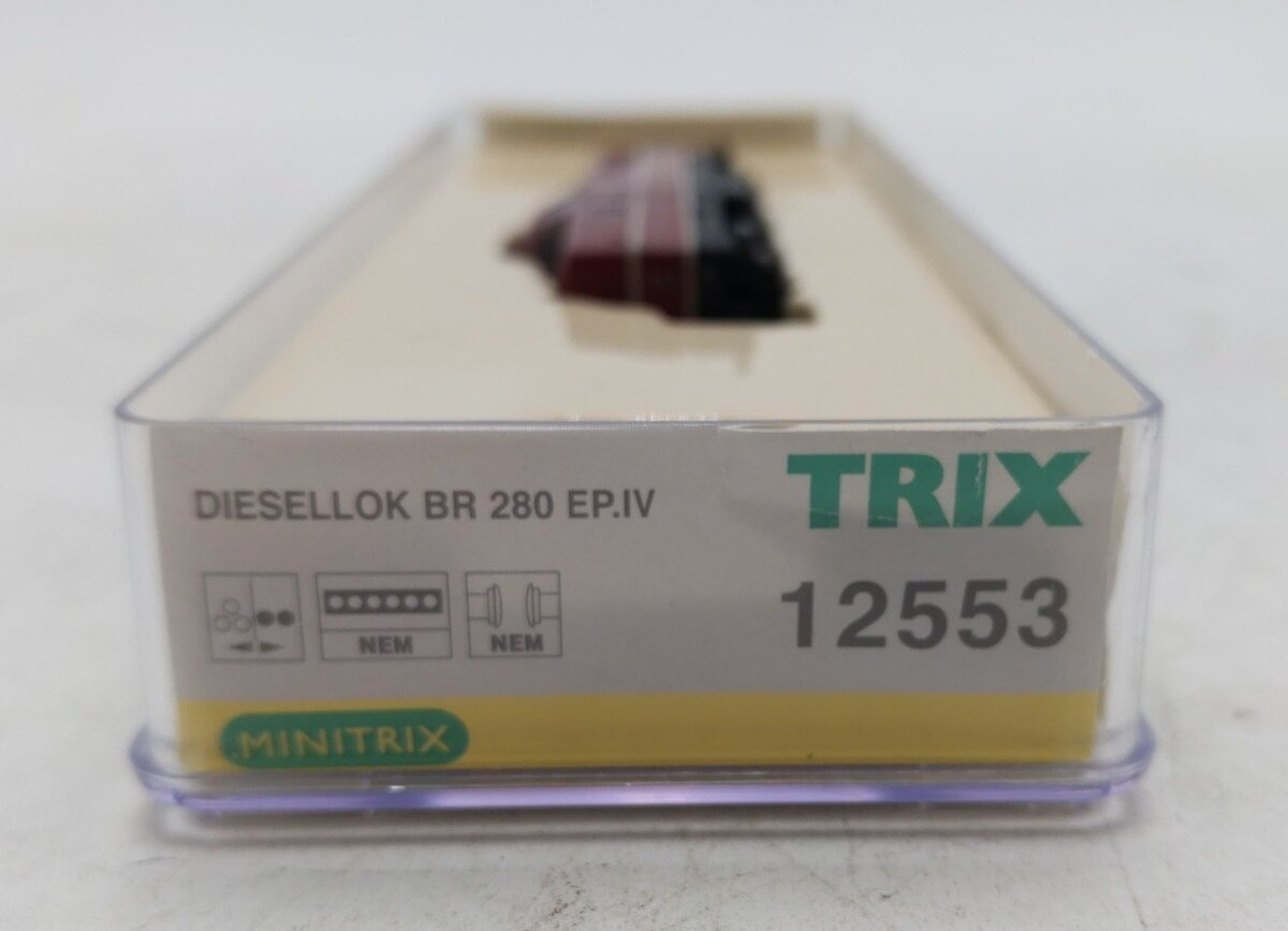 Trix 12553 N Scale DB BR 280 EP IV Diesel Locomotive #280003-5 LN/Box