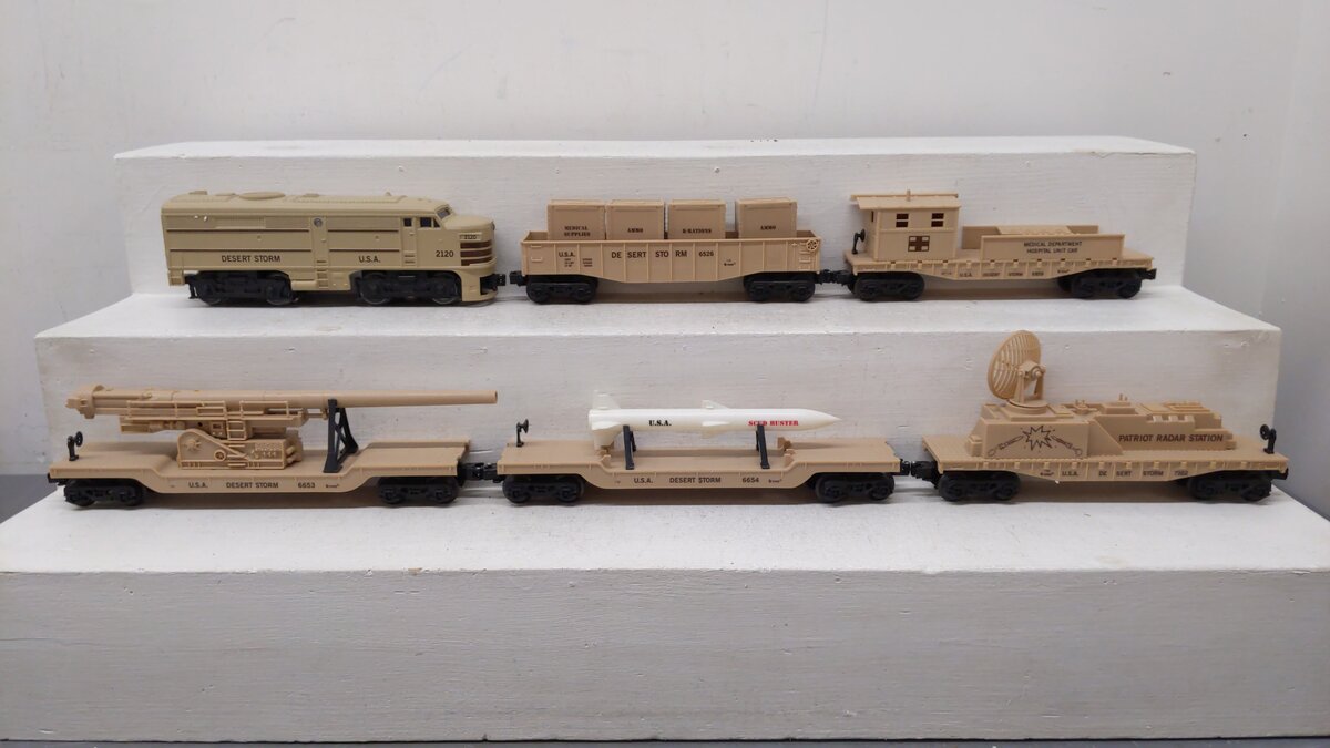 K-Line K-1125 Operation Desert Storm O Gauge Diesel Train Set EX/Box
