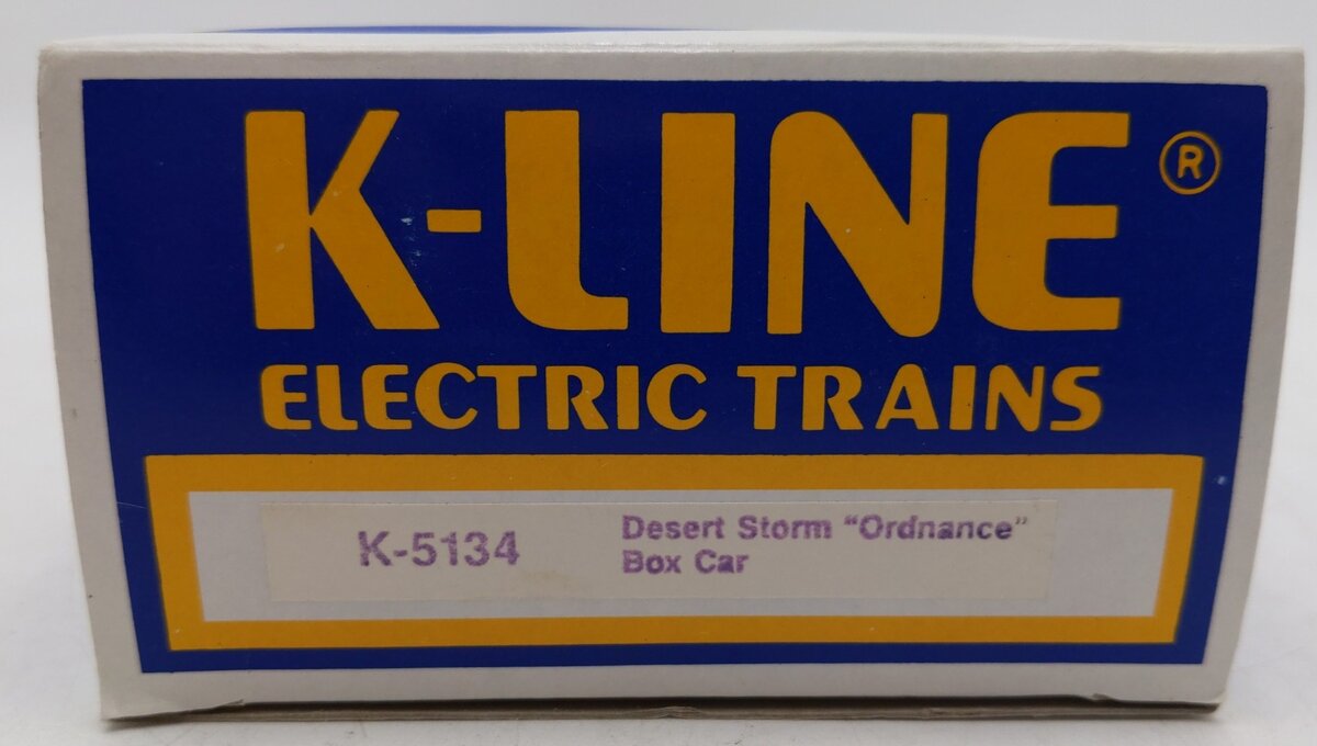 K-Line K5134 O Desert Storm Ordinance Boxcar EX/Box