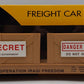 K-Line K691-8031 O Gauge Operation Iraqi Freedom Flatcar w/2 Top Secret Crates EX/Box