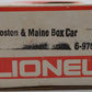 Lionel 6-9768 O Gauge Boston & Maine Boxcar EX/Box