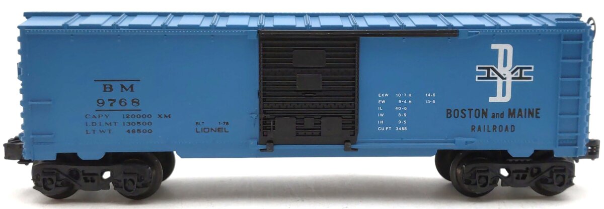 Lionel 6-9768 O Gauge Boston & Maine Boxcar EX/Box