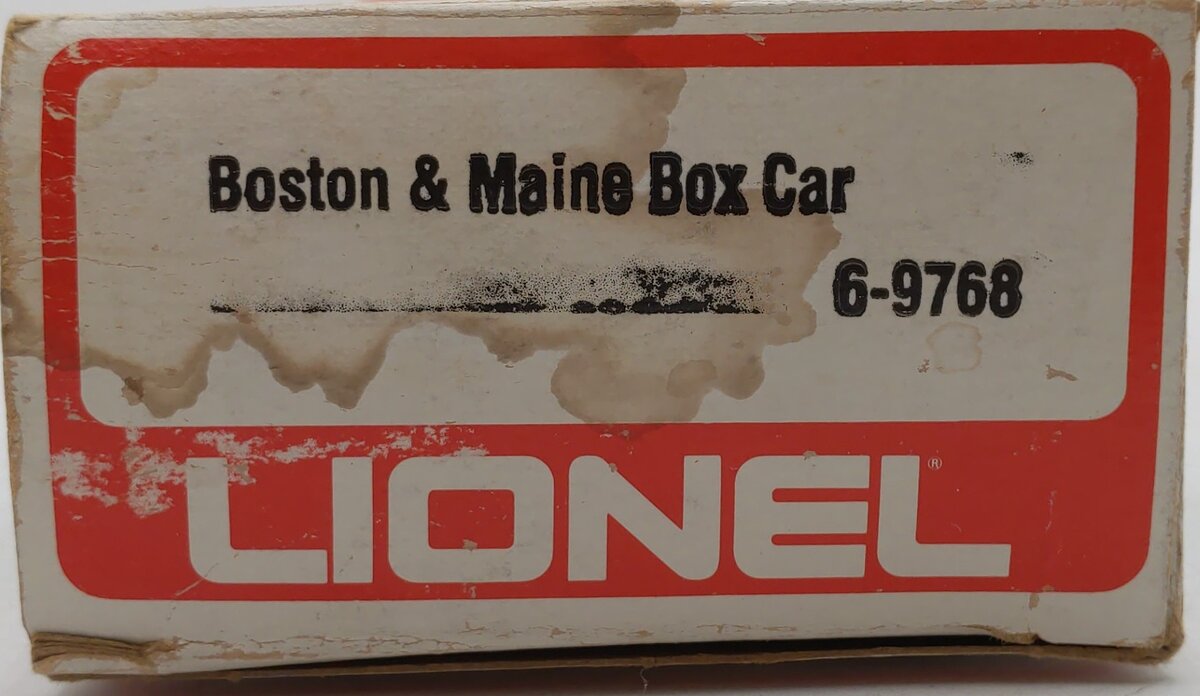 Lionel 6-9768 O Gauge Boston & Maine Boxcar EX/Box