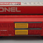 Lionel 6-9707 O Gauge Missouri, Kansas and Texas Cattle Car EX/Box