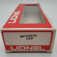 Lionel 6-9707 O Gauge Missouri, Kansas and Texas Cattle Car EX/Box