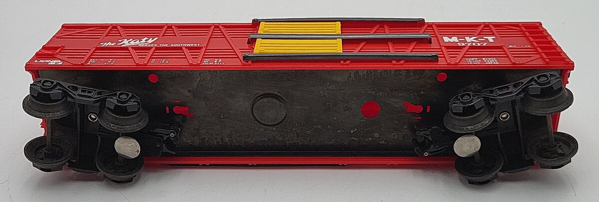 Lionel 6-9707 O Gauge Missouri, Kansas and Texas Cattle Car EX/Box