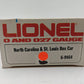 Lionel 6-9464 O Gauge Nashville, Chattanooga and St. Louis Railway Boxcar VG/Box