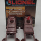 Lionel 6-12715 O and O27 Gauge Illuminated Plastic Bumpers (Set of 2) EX/Box