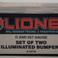 Lionel 6-12715 O and O27 Gauge Illuminated Plastic Bumpers (Set of 2) EX/Box