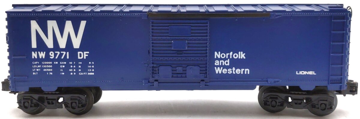 Lionel 6-9771 O Gauge Norfolk and Western Boxcar LN/Box