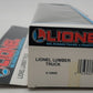 Lionel 6-12806 O Gauge Lionelville Lumber Inc Tractor Trailer Truck EX/Box