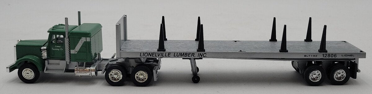 Lionel 6-12806 O Gauge Lionelville Lumber Inc Tractor Trailer Truck EX/Box