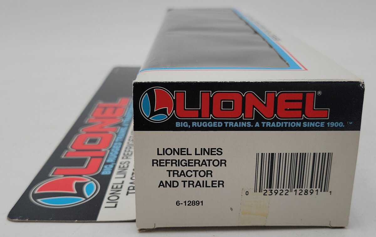 Lionel 6-12891 O Gauge Lionel Lines Refrigerator Tractor And Trailer EX/Box