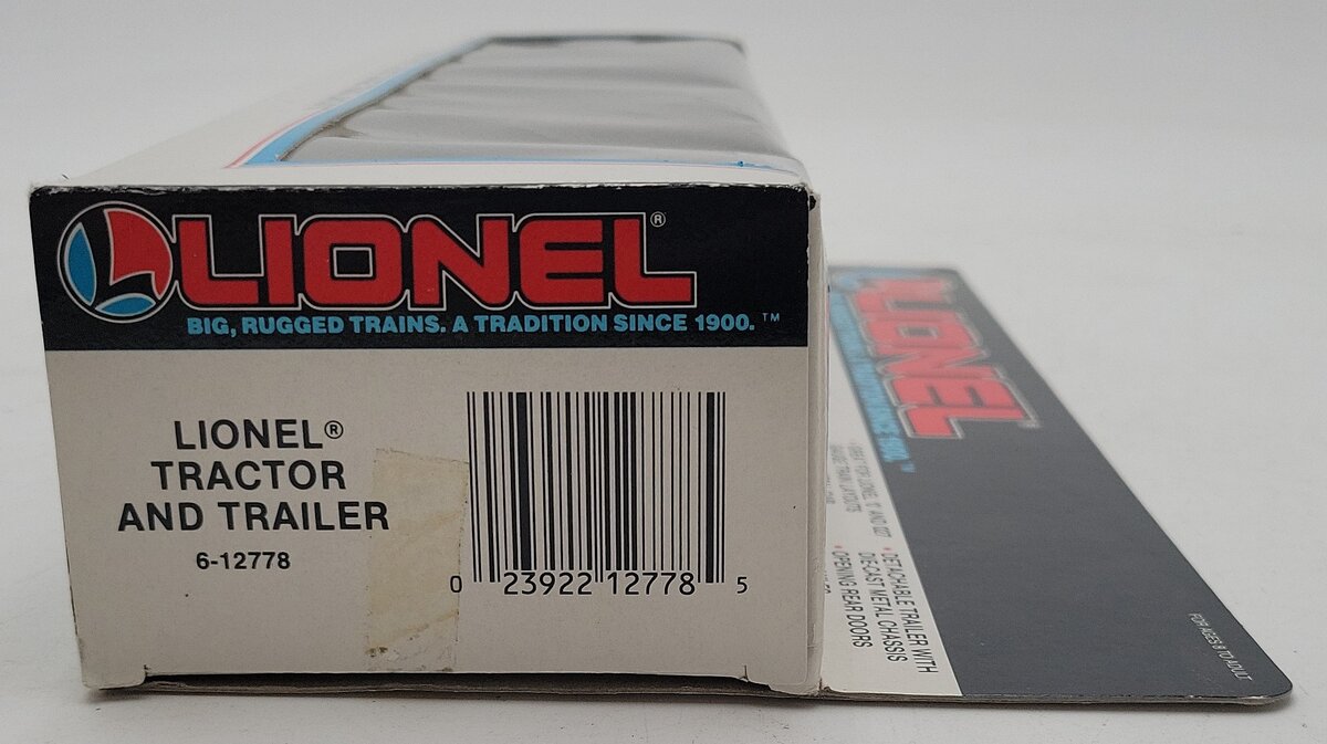 Lionel 6-12778 O Conrail Tractor & Trailer Truck LN/Box