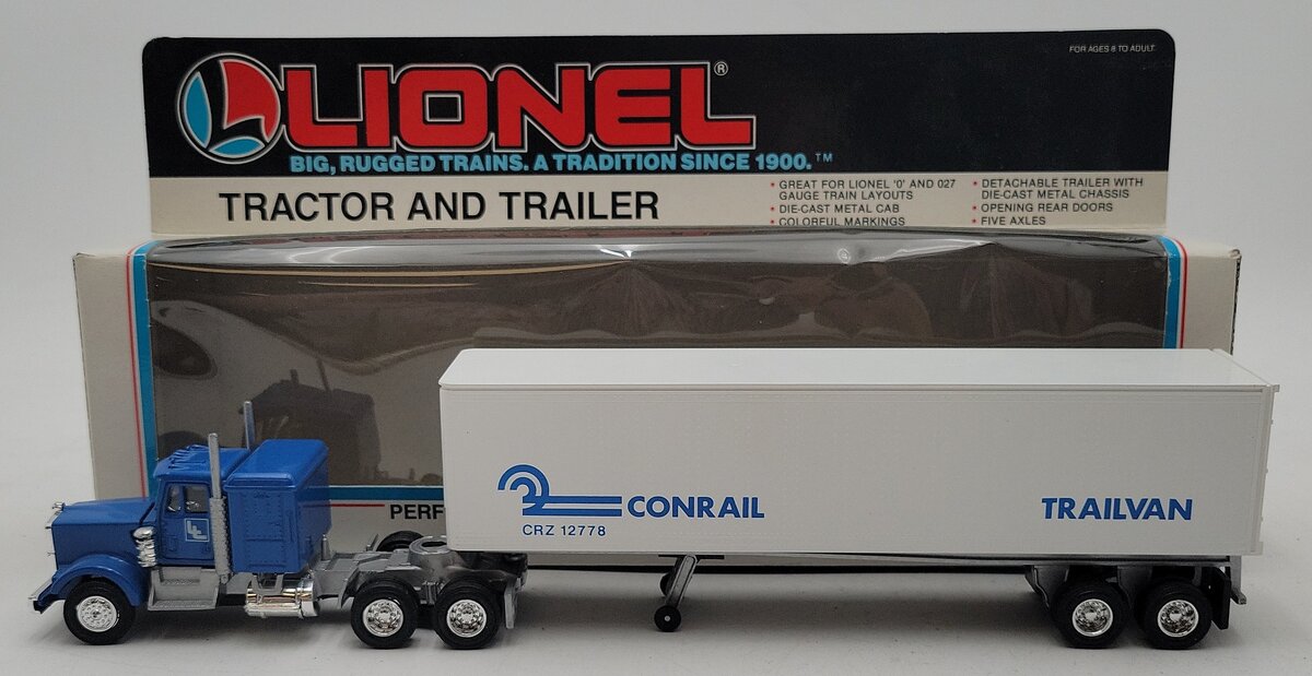Lionel 6-12778 O Conrail Tractor & Trailer Truck LN/Box