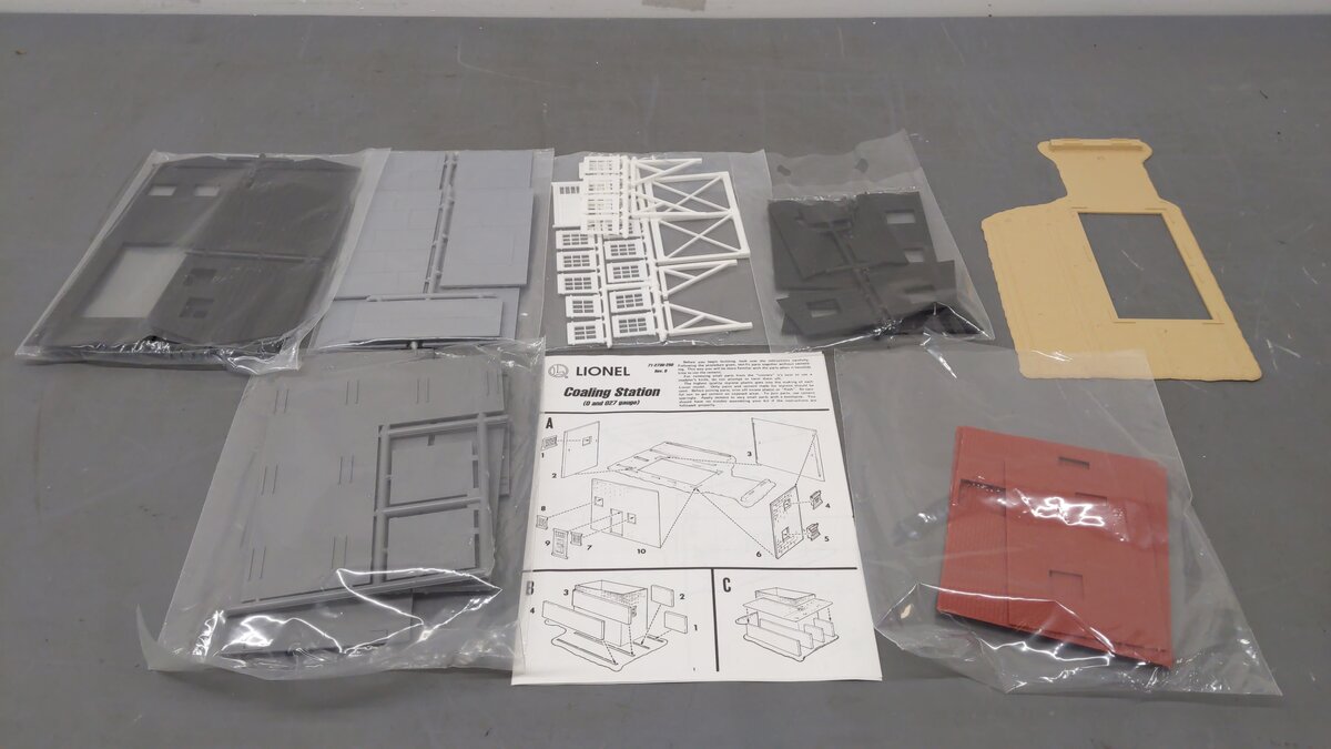 Lionel 6-12904 O And O27 Gauge Coaling Station Building Kit EX/Box