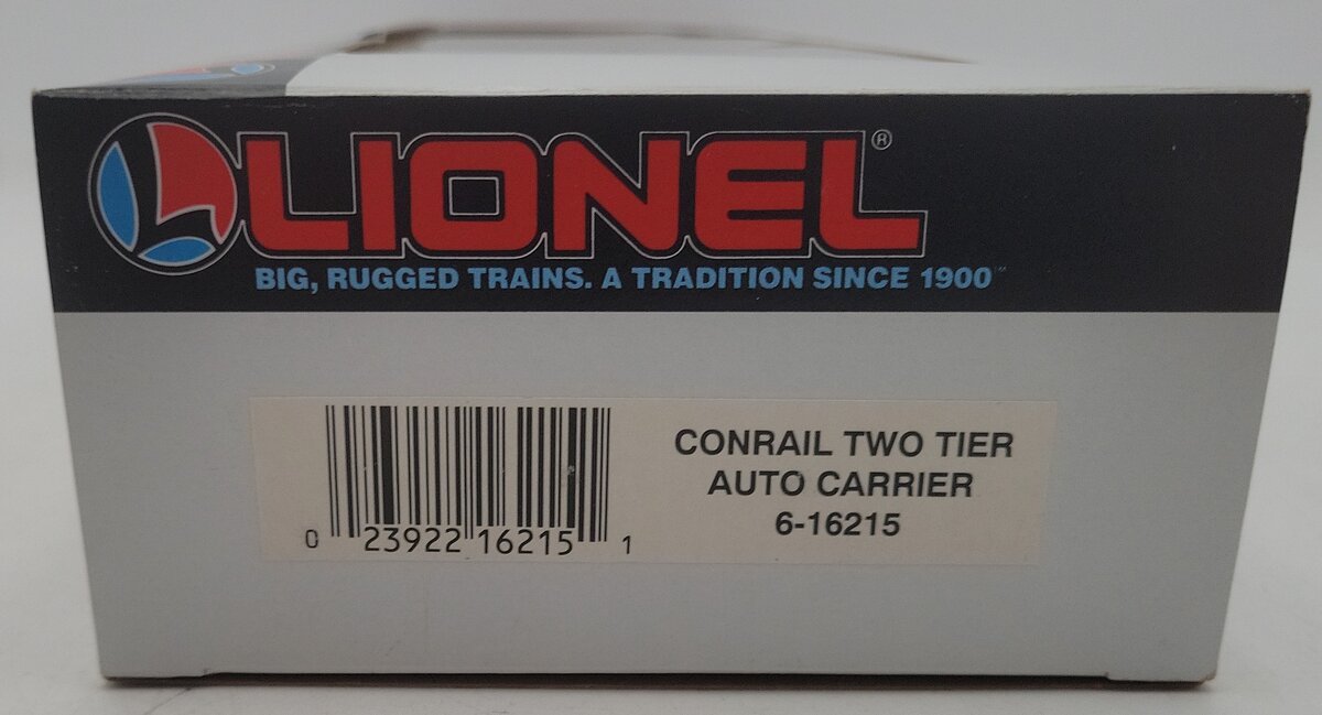 Lionel 6-16215 O Gauge Conrail Two Tier Auto Carrier EX/Box