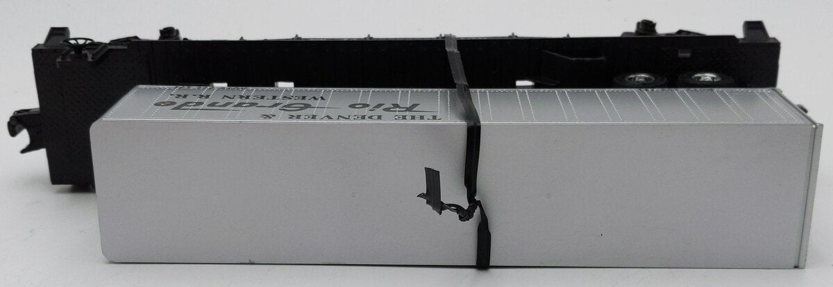 Lionel 6-16374 O Gauge Denver & Rio Grande Western Flatcar with Trailer EX/Box
