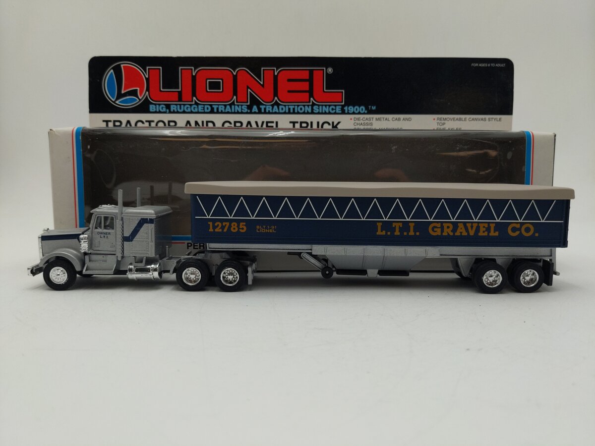 Lionel 6-12785 O Gauge Lionel Gravel Company Tractor & Gravel Truck EX/Box