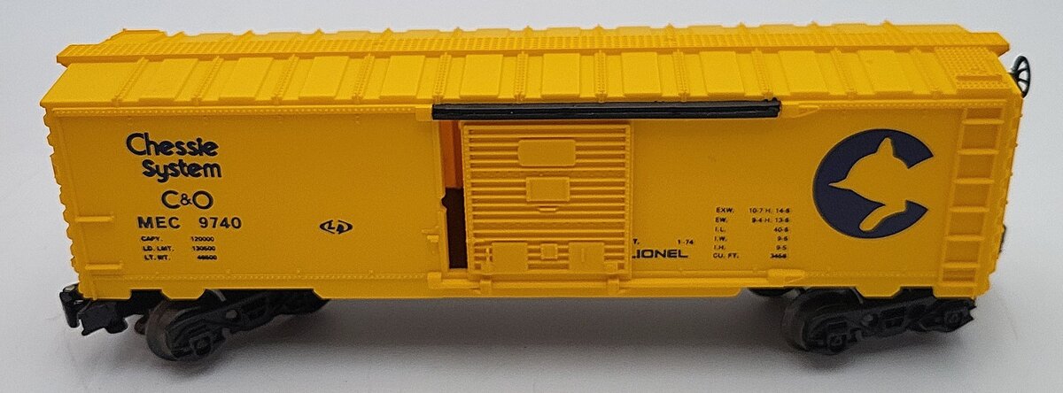 Lionel 6-9740 O Gauge Chesapeake & Ohio/Chessie System Box Car VG/Box