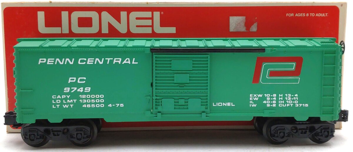Lionel 6-9749 O Gauge Penn Central Boxcar #9749 EX/Box