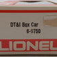 Lionel 6-9750 O Gauge Detroit Toledo and Ironton Box Car LN/Box