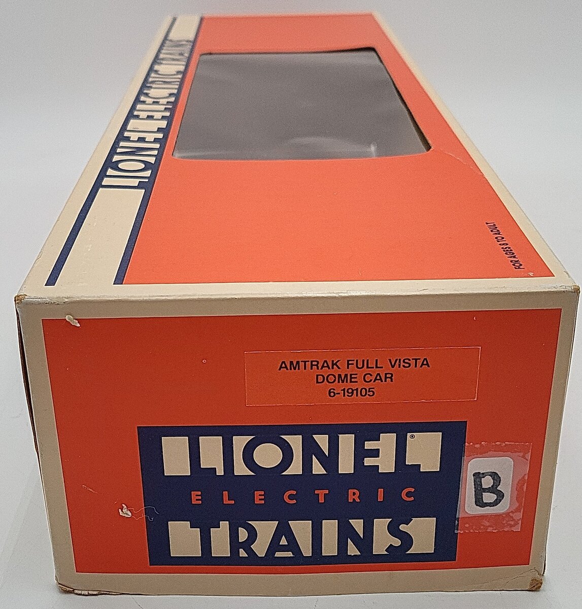 Lionel 6-19105 O Gauge Amtrak Full Vista Dome Car #9105 EX/Box