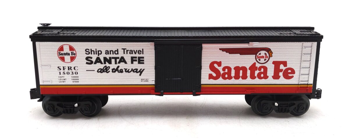 Lionel 6-15030 O Gauge Santa Fe "All The Way" Boxcar #15030 LN