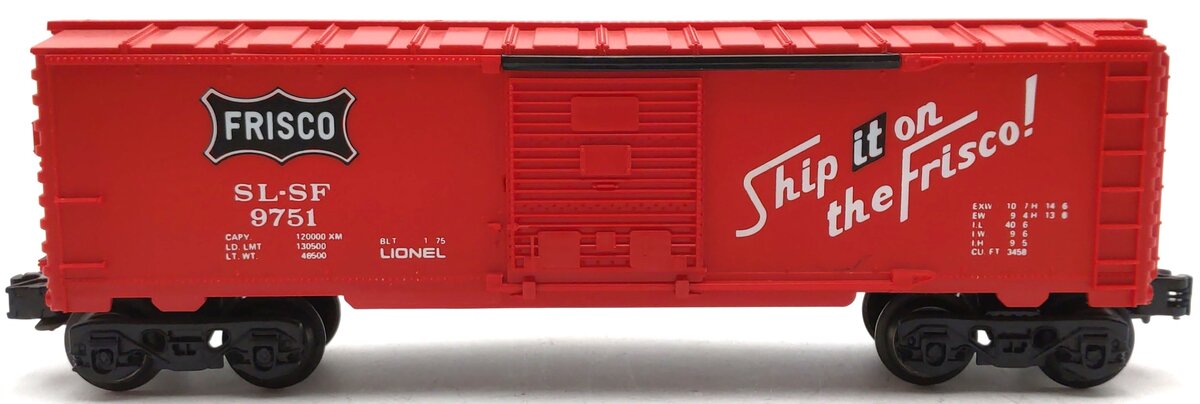 Lionel 6-9751 O Gauge Frisco Boxcar EX/Box