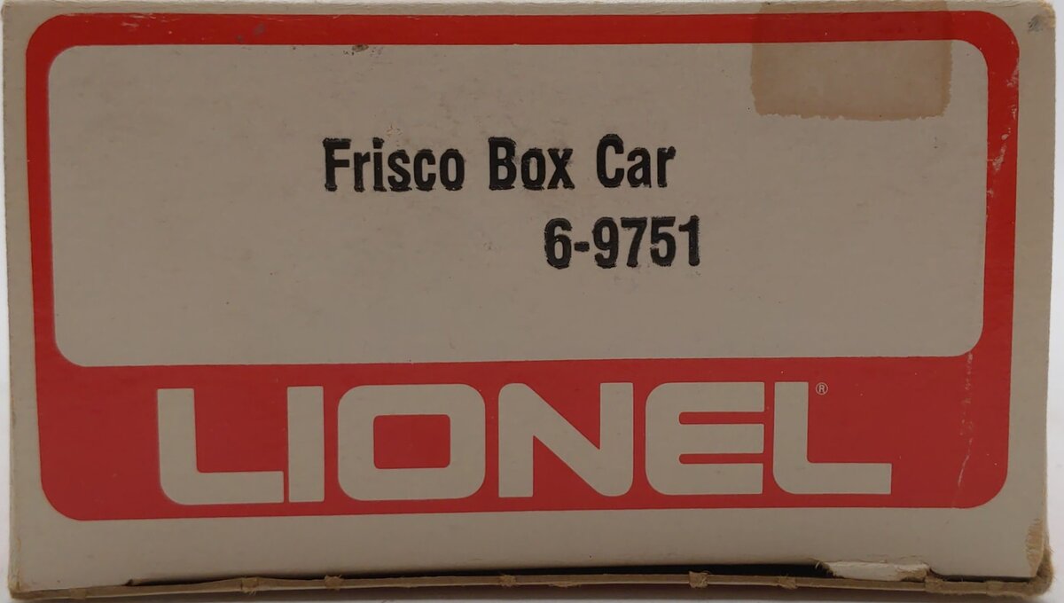Lionel 6-9751 O Gauge Frisco Boxcar EX/Box