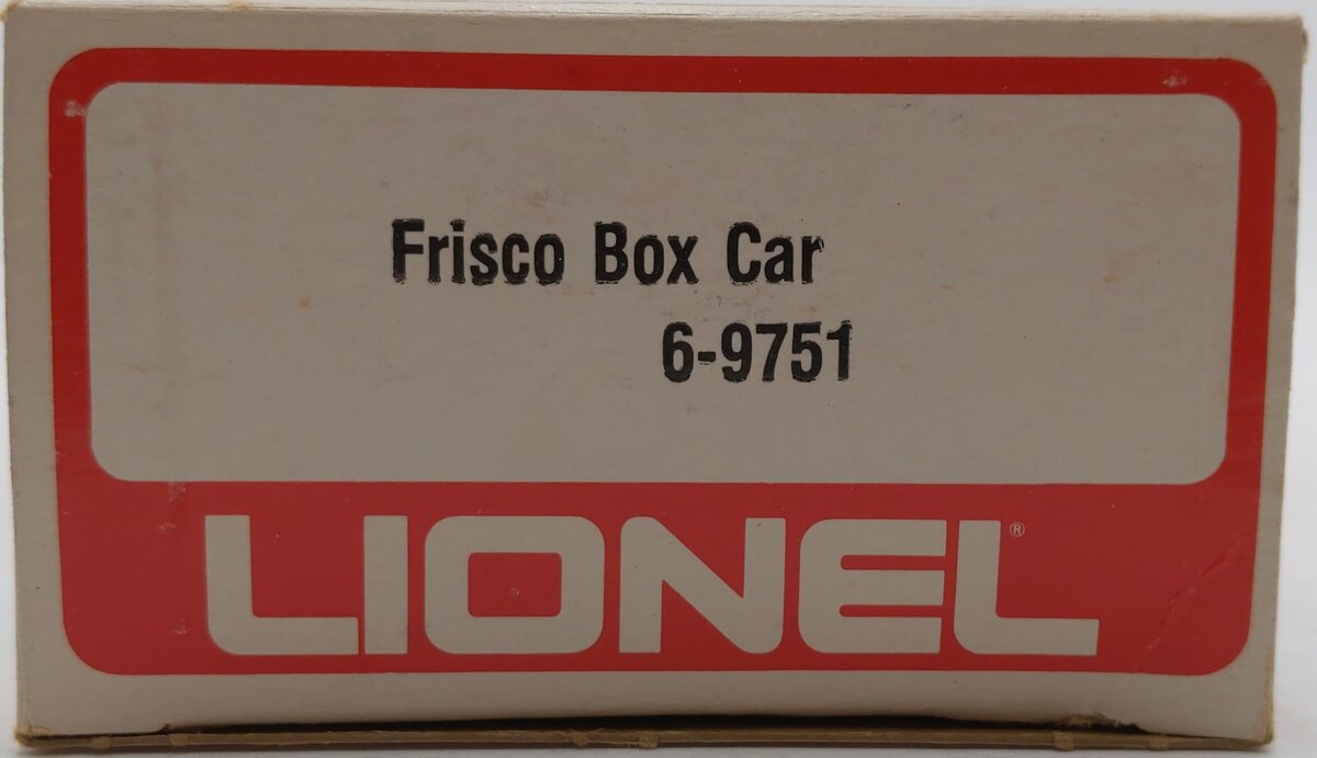 Lionel 6-9751 O Gauge Frisco Boxcar EX/Box