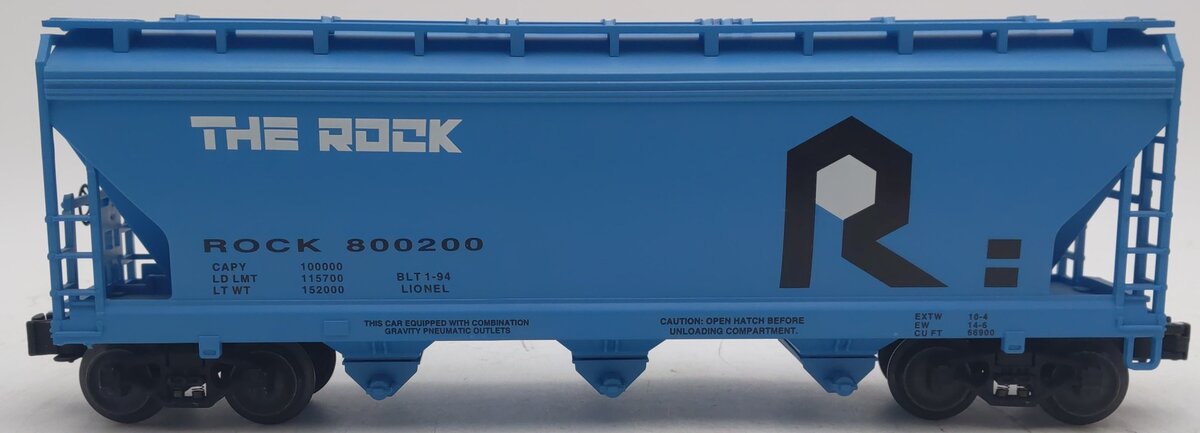 Lionel 6-17122 O Gauge Rock Island 3-Bay ACF Hopper #800200 EX/Box