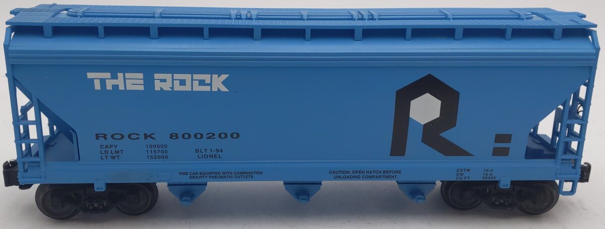 Lionel 6-17122 O Gauge Rock Island 3-Bay ACF Hopper #800200 EX/Box