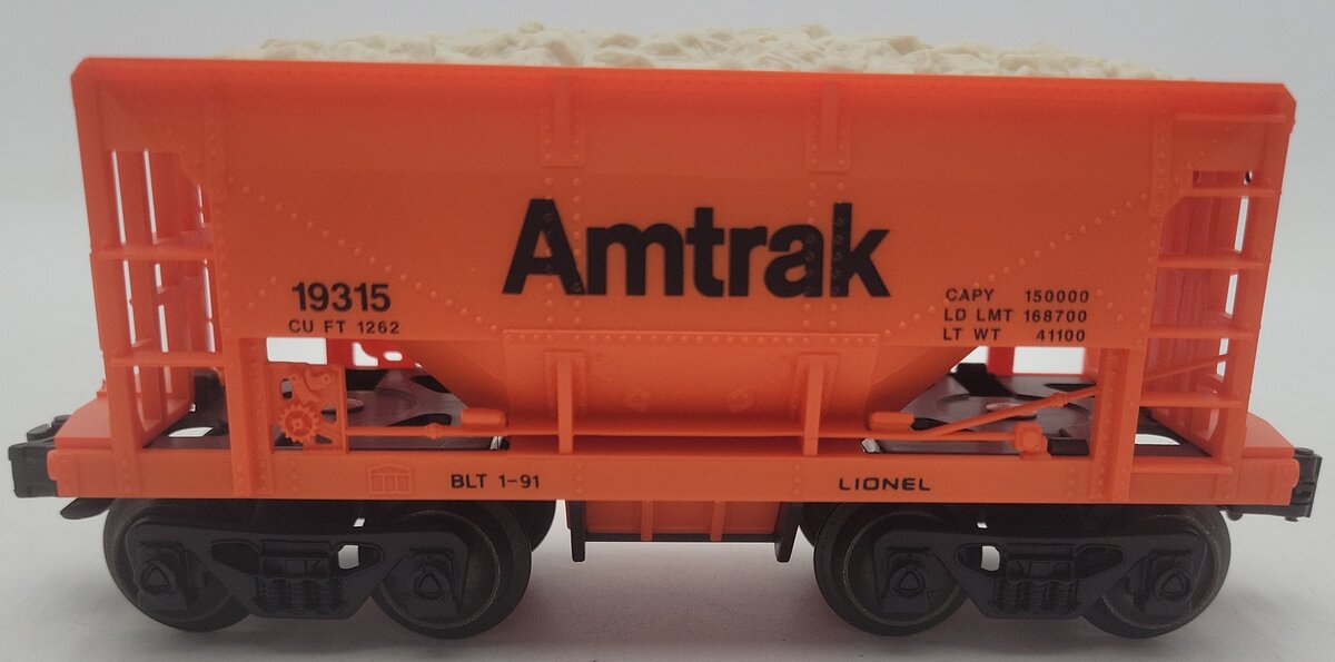 Lionel 6-19315 O Gauge Amtrak Ore Car w/ Ore Load EX/Box