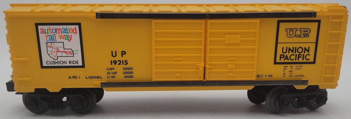 Lionel 6-19215 O Gauge Union Pacific Double Door Boxcar #19215 EX/Box
