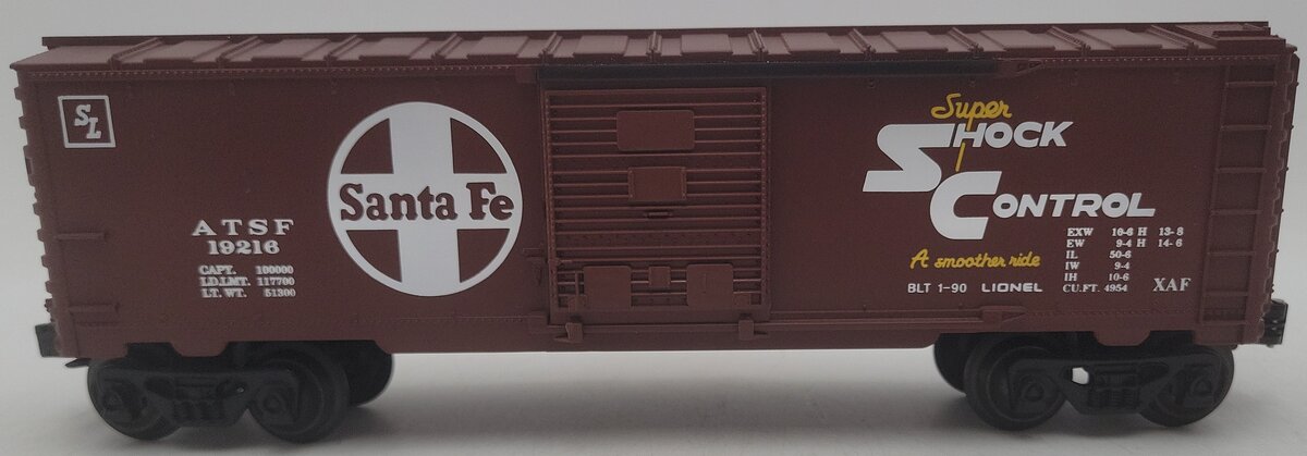 Lionel 6-19216 O Gauge Santa Fe Boxcar EX/Box