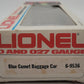 Lionel 6-9536 O Gauge Blue Comet "Barnard" Baggage Car NIB