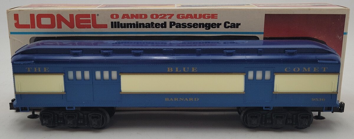 Lionel 6-9536 O Gauge Blue Comet "Barnard" Baggage Car NIB