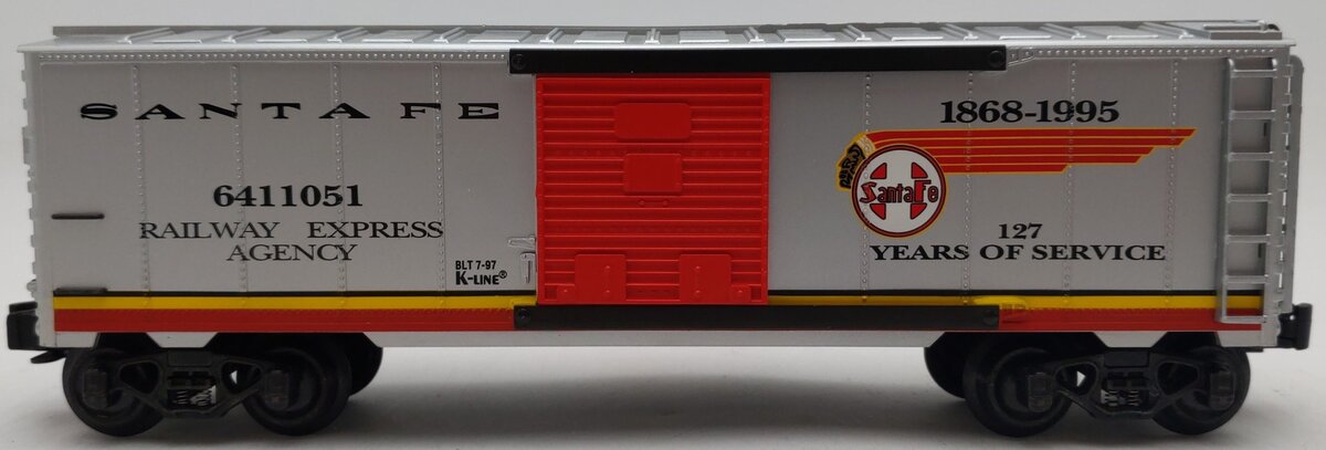 K-Line K641-1051 O Gauge Santa Fe REA Boxcar EX/Box