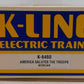K-Line K6460 O Gauge "America Salutes The Troops" July 4th Boxcar EX/Box