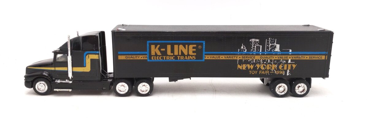 K-Line Heavy Hauler 1:49 Scale Diecast 1992 NYC Toy Fair Tractor Trailer LN/Box