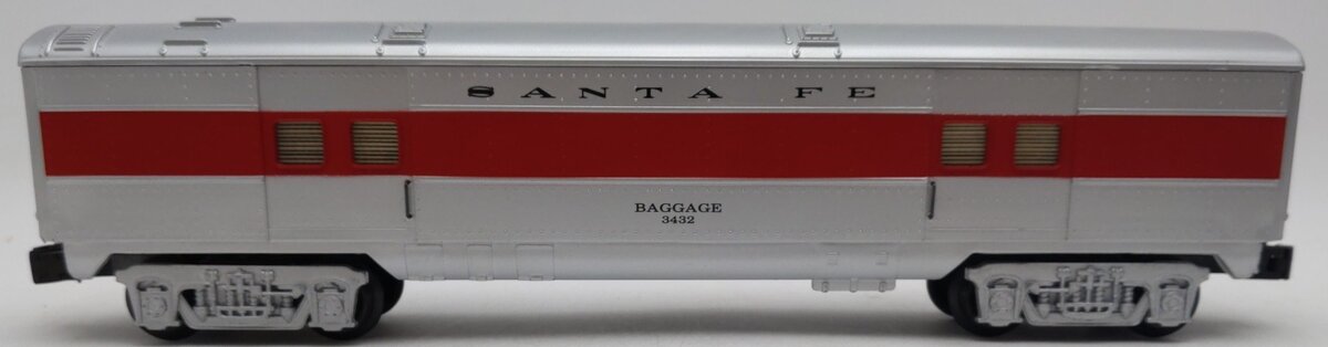 K-Line K3432 O Santa Fe 12.5 Streamliner Baggage Car #3432 EX/Box