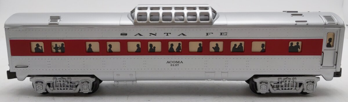 K-Line K3137 O Gauge Santa Fe "Acoma" 12.5" Streamliner Vista Dome Car #3137 EX/Box