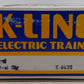 K-Line K6626 O Gauge Maintenance of Way Flatcar w/ Wheel Load EX/Box