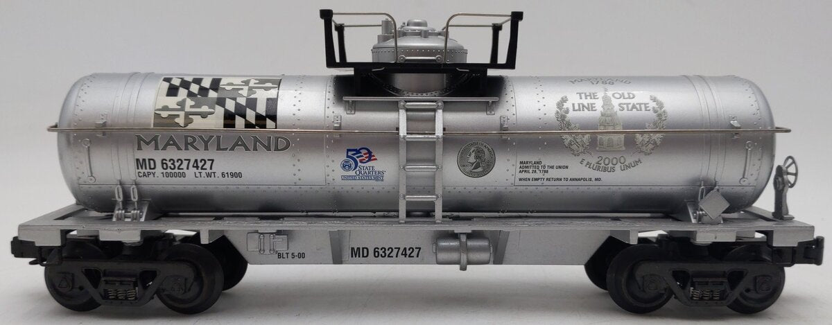 K-Line K632-7427 Maryland Commemorative Quarter State Tank Car #6327427 EX/Box