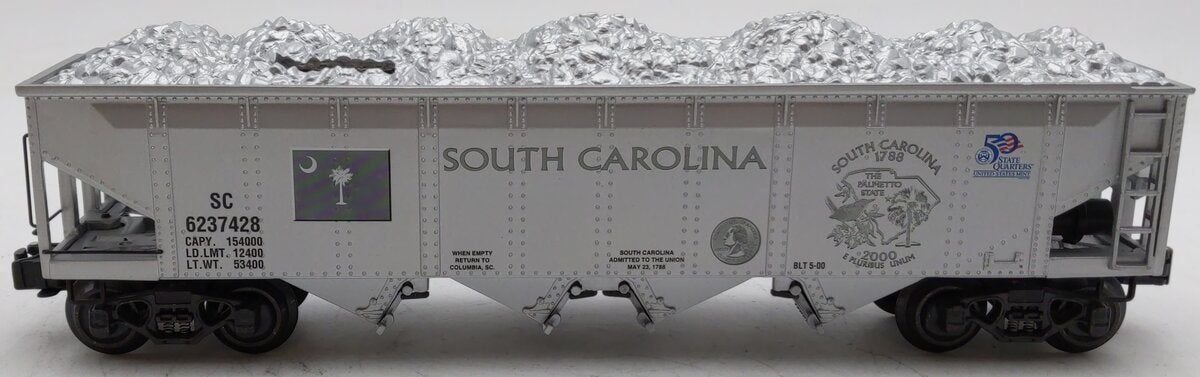 K-Line K623-7428 O Gauge South Carolina Quarter Hopper LN/Box
