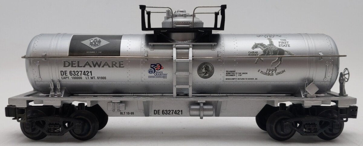 K-Line K632-7421 O Gauge Delaware Quarter Tank Car EX/Box
