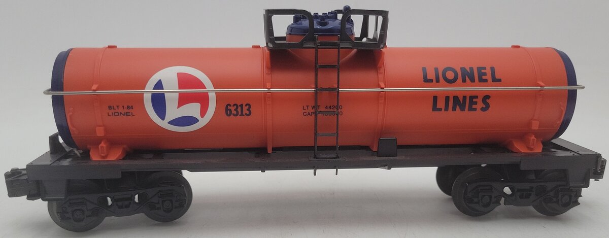 Lionel 6-6313 O Gauge Lionel Lines Single Dome Tank Car EX/Box